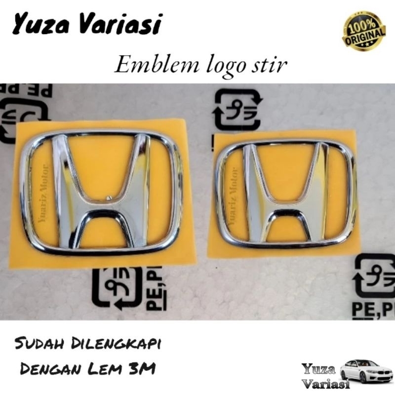 Jual Logo Stir Honda Original Emblem Logo Stir Honda Brio Hrv Brv Crv