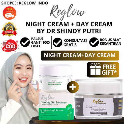 Jual Bundling Reglow Intensive Day Cream Whitening Night Cream