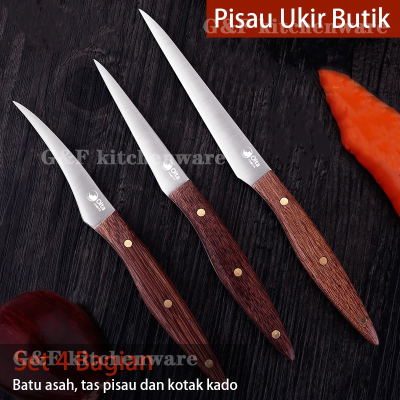 Jual Pisau Ukir Buah Pisau Garnish Isi Cr Mov Pisau Carving