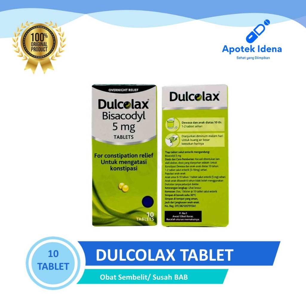 Jual Dulcolax Bisacodyl Mg Tablet Obat Susah Bab Sembelit Gangguan