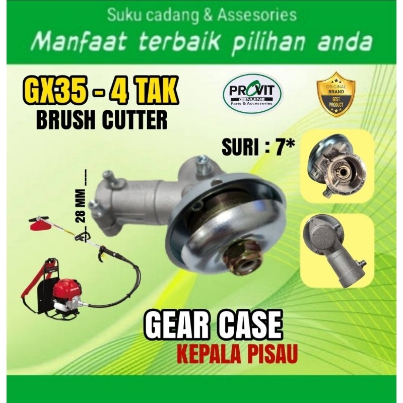 Jual Gx Gx Umr Gear Case Kepala Pisau Suri Mesin Potong