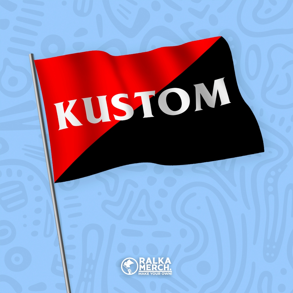 Jual KUSTOM Bendera Flag Banner Kain Ukuran Kustom Shopee Indonesia