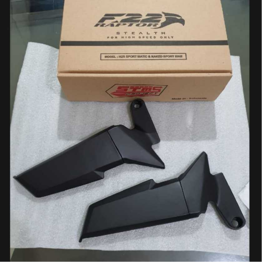 Jual Spion Winglet H R F Raptor Model H R For Matic Naked Sport Bike