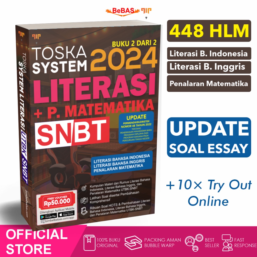 Jual Toska System Literasi Dan Penalaran Matematika Utbk Snbt