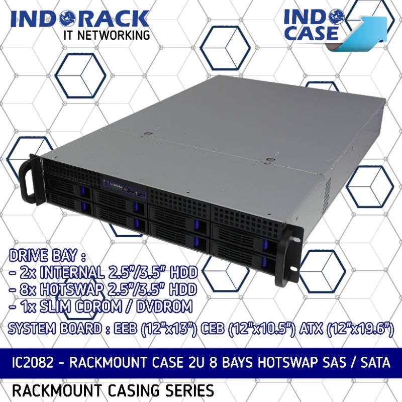 Jual Ic Rackmount Case U Bay Hotswap Hdd Sas Sata Casing