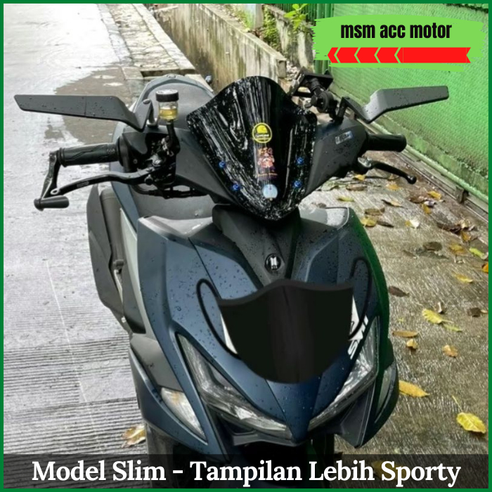 Jual Spion Winglet V2 Model Slim Universal Vario 125 160 Nmax Old New