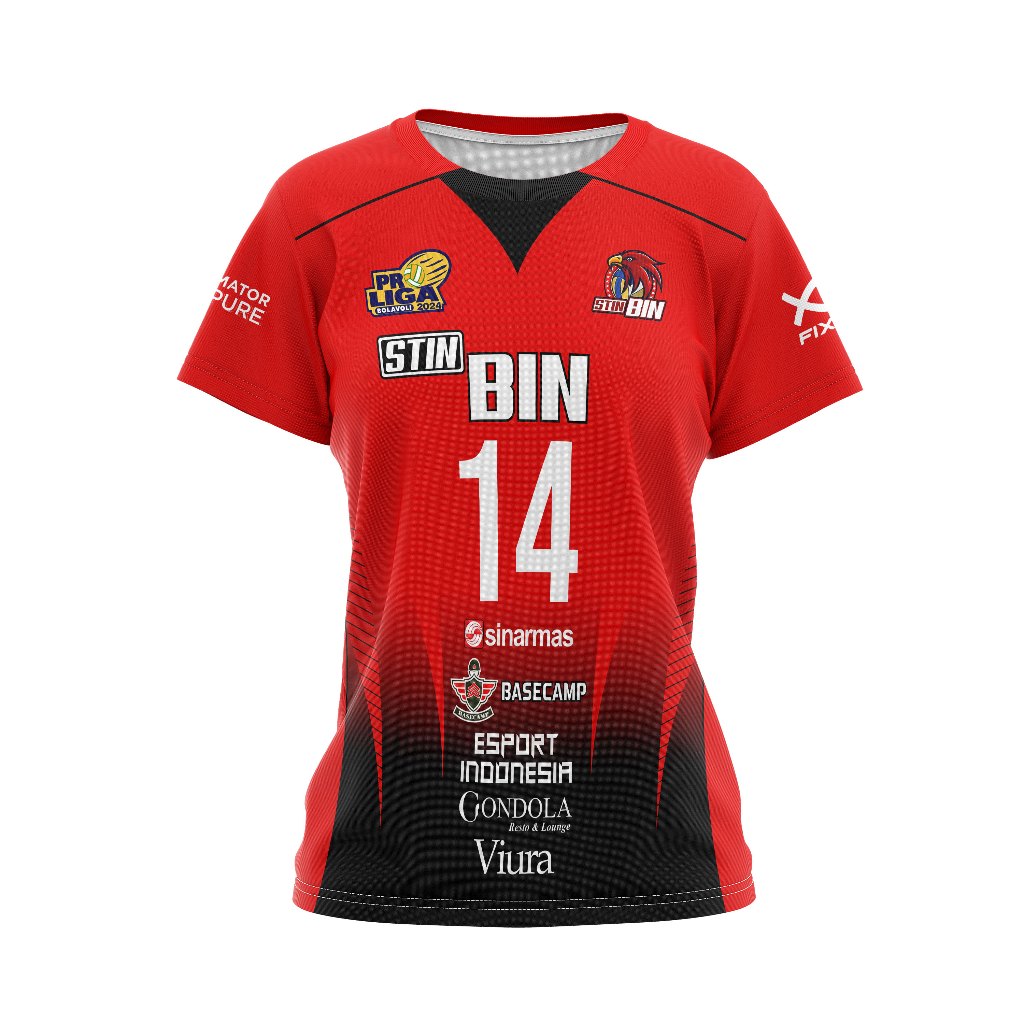 Jual Baju Kaos Jersey Voli Olahraga Volley ProLiga Jakarta STIN BIN