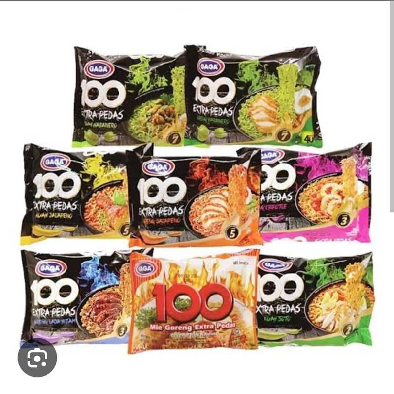 Jual Mie Gaga Extra Pedas Mie Goreng Gaga Mie Kuah Gaga Mie Instan