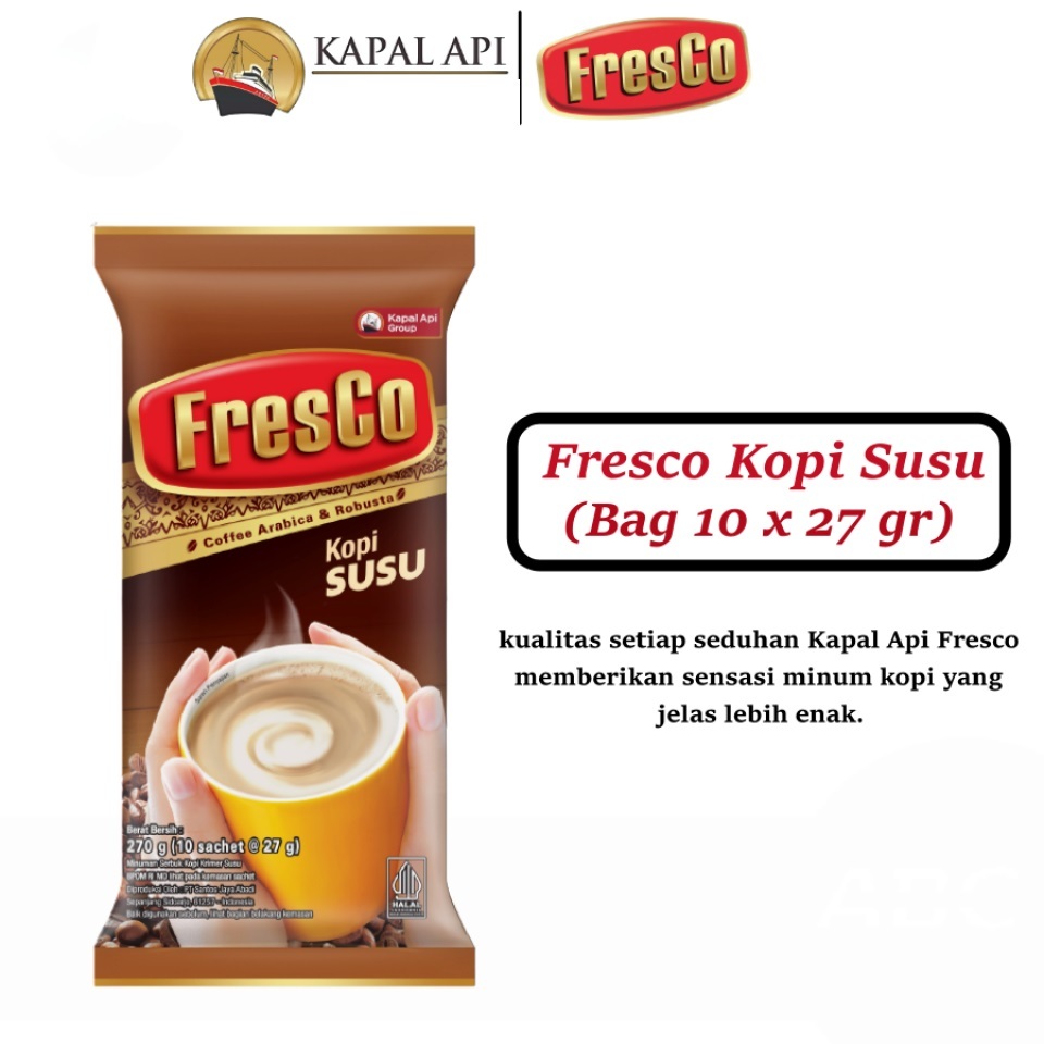 Jual Fresco Kopi Susu Isi Sachet X Gr Shopee Indonesia