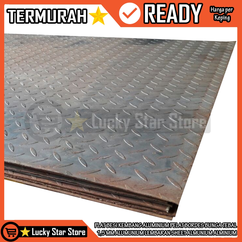 Jual Instant PLAT PELAT BORDES BUNGA LEMBARAN SHEET ALMUNIUM TEBAL 1