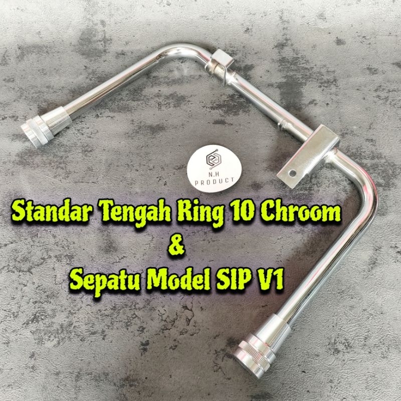 Jual Standar Tengah Vespa Chrome Ring 10 Set Sepatu Vespa PX Exclusive