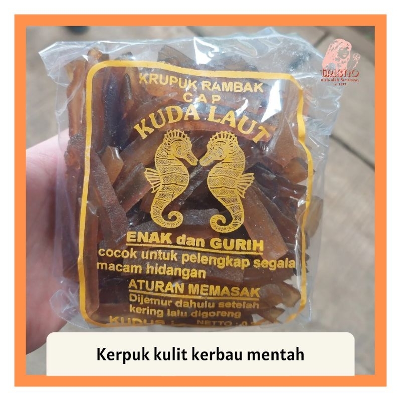 Jual Kerupuk Rambak Cap Kuda Laut Mentah Shopee Indonesia