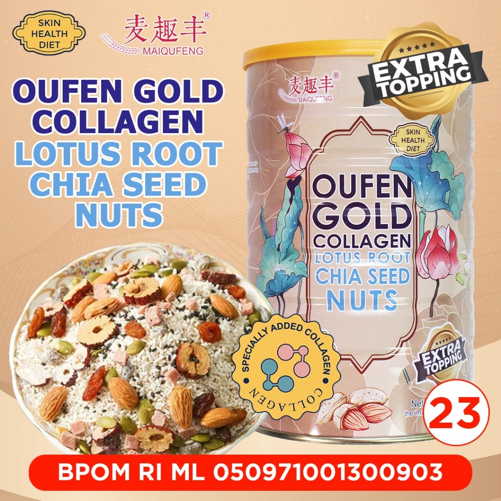 Jual Oufen Lotus Root Powder Premium Gold Collagen Oufen Bubuk Akar