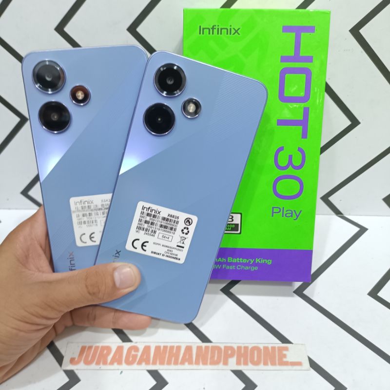 Jual Infinix Hot 30 Play Ram 4 64GB Hp Second Seken Bekas Fullset