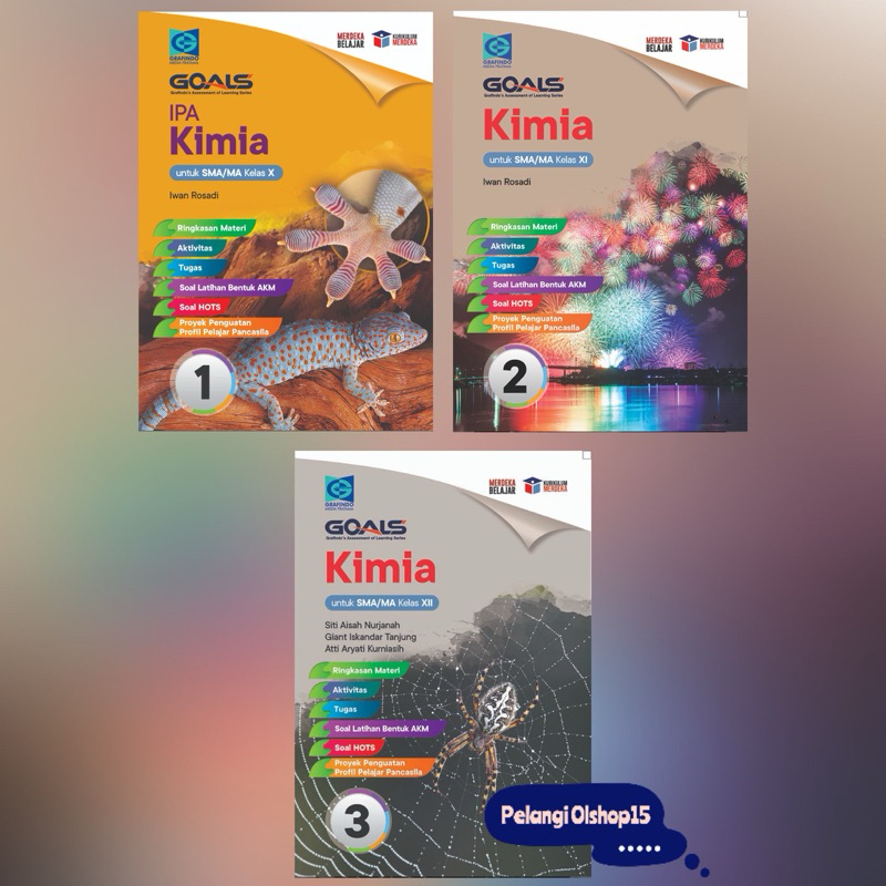 Jual Buku Latihan Soal Goals Kimia Sma Ma Kelas Kurikulum