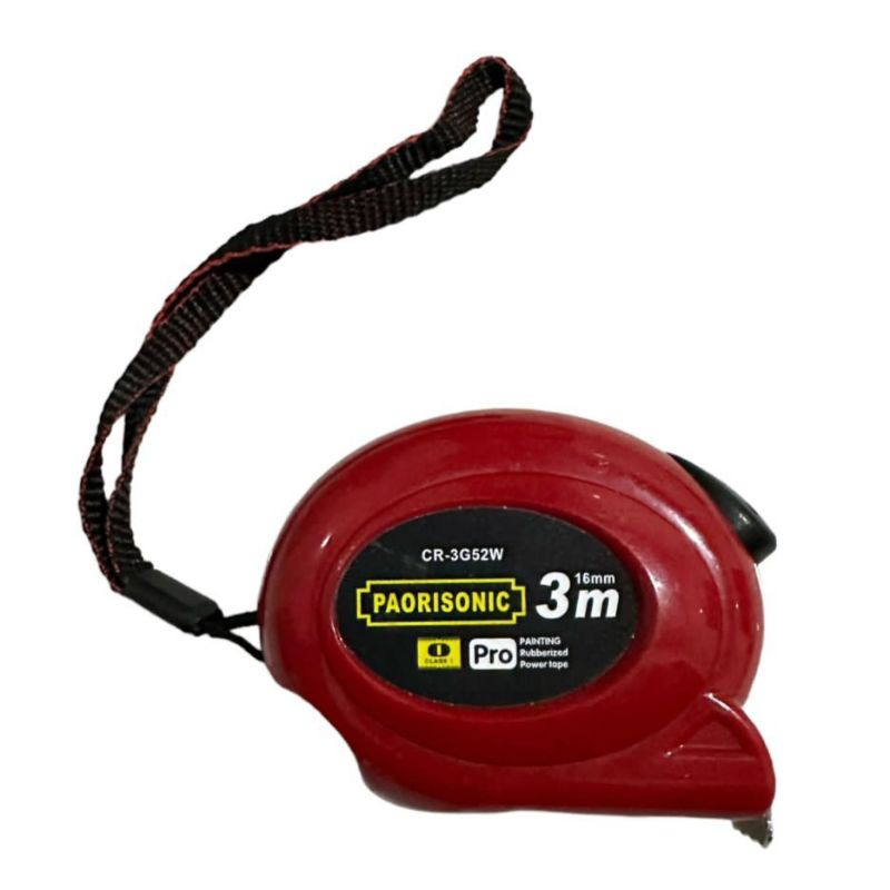 Jual Meteran Roll Auto Stop Bulat Merah M Mm Measuring Tape Bulat