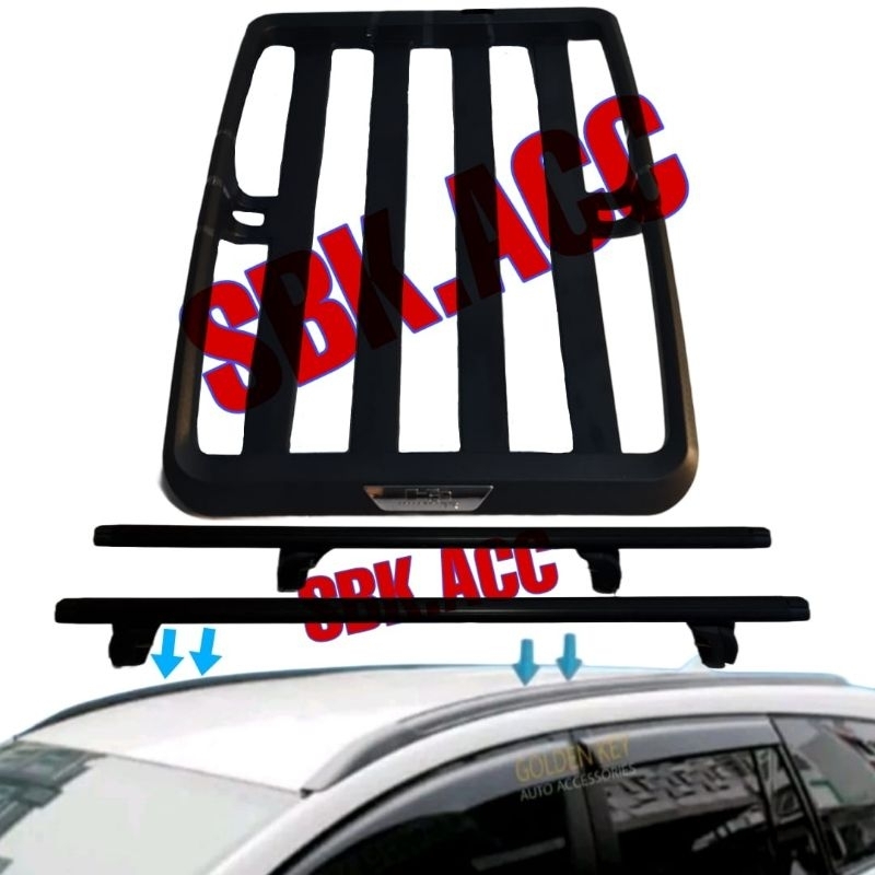 Jual Paket Roofrack Rak Atap Mobil Hummer Crossbar Cross Bar Kaki