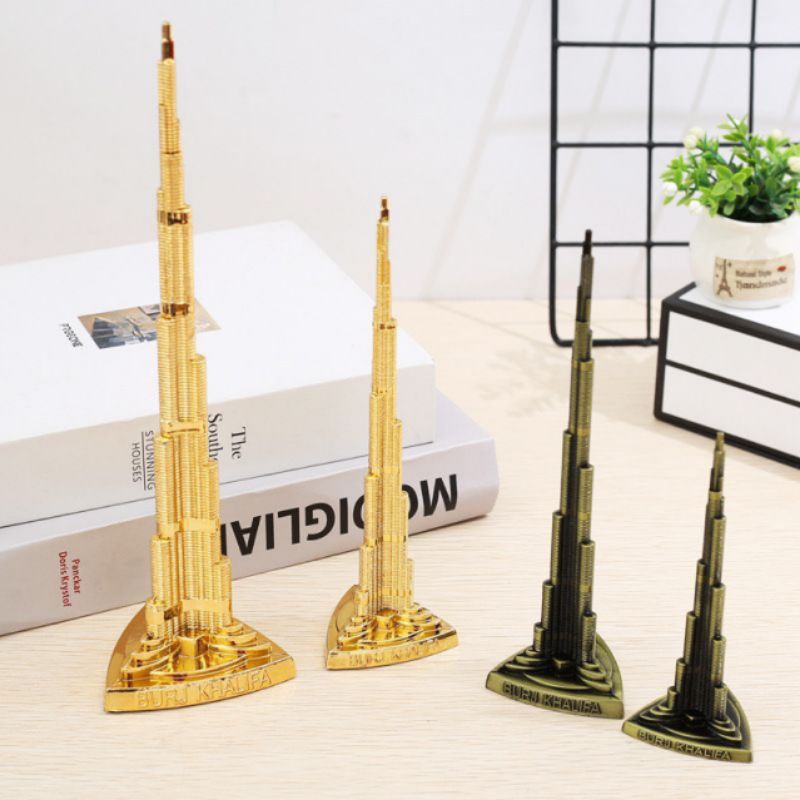 Jual Miniatur Menara Burj Khalifa Dubai Shopee Indonesia