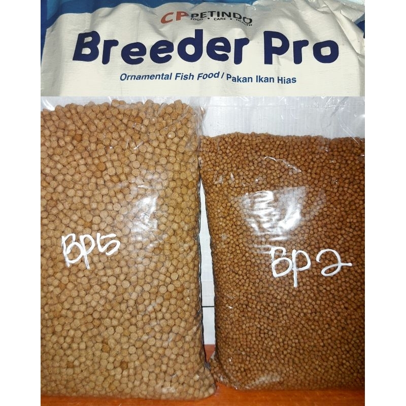 Jual BREEDER PRO Pakan Koi REPACK 1kg 2mm 5mm Shopee Indonesia