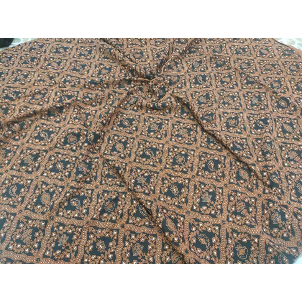 Jual Kain Batik Solo Bahan Paris Motif Sogan Sidoluhur Mutiara