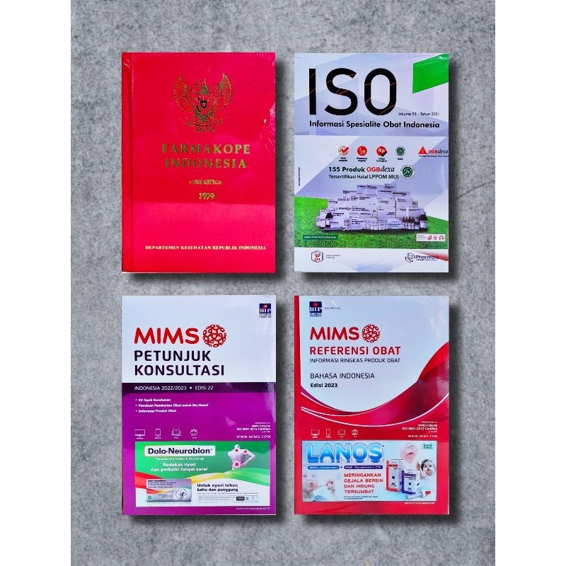 Jual Paket Buku Farmasi Fi Iso Obat Vol Mims Konsultasi