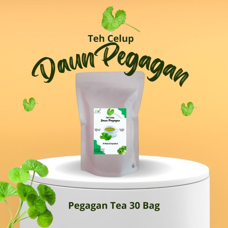 Jual TEH CELUP PEGAGAN KEMASAN ISI 20 TEA BAG TEH CELUP HERBAL ALAMI