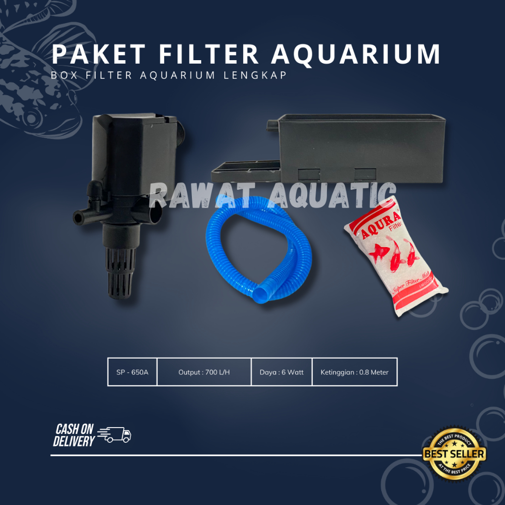 Jual Paket Filter Pompa Komplit Top Filter Box Aquarium In Low Watt