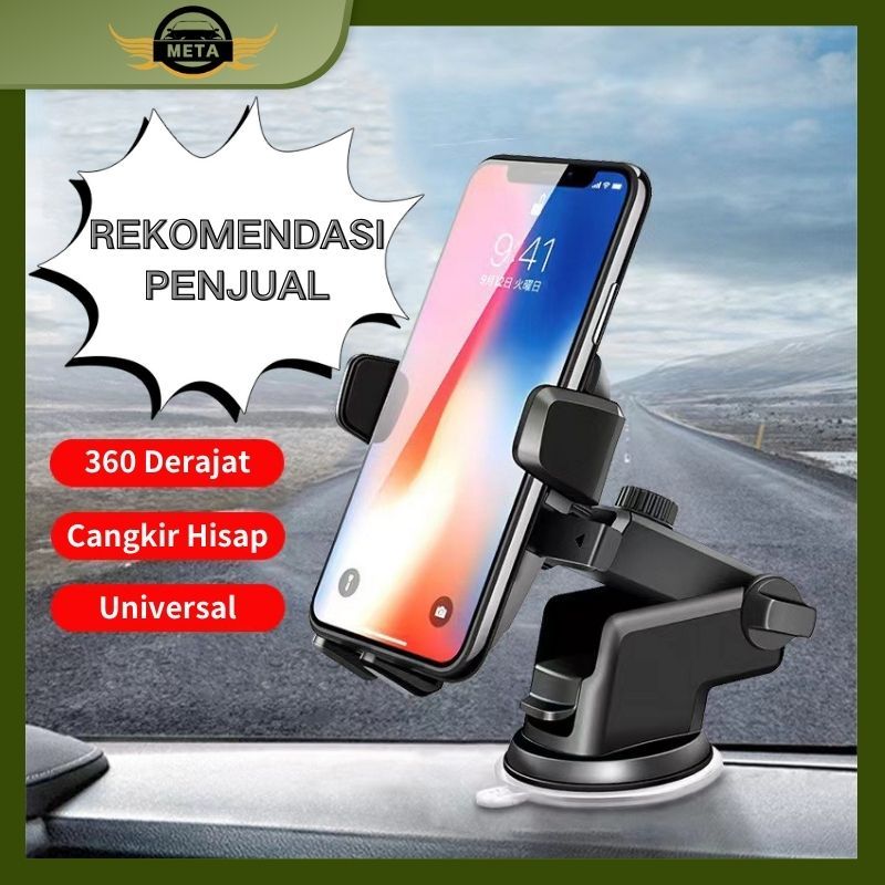 Jual Holder Hp Mobil Robot Cangkir Hisap 360 Derajat Dudukan