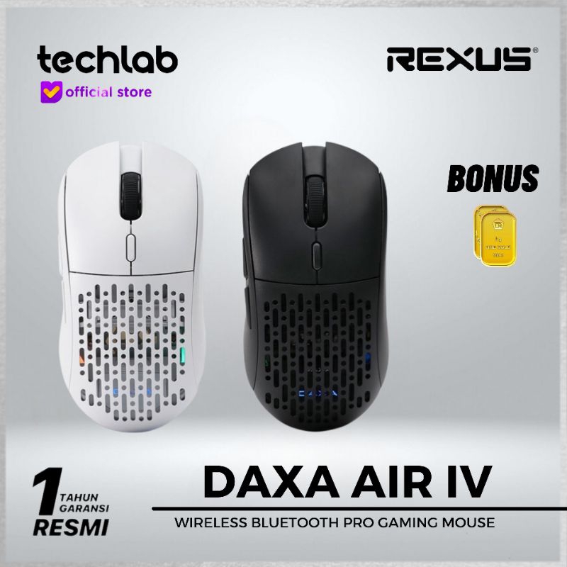 Jual Rexus Daxa Air Pro Wireless Gaming Mouse Garansi Resmi Shopee