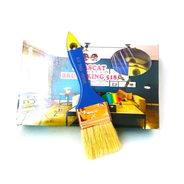 Jual Paint Brush Kuas Cat Kuas Tembok Gagang Kayu Harga Perlusin