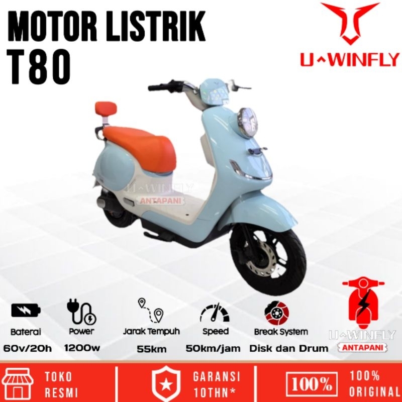 Jual Motor Listrik Uwinfly T New Watt Nfc Garansi Resmi Shopee