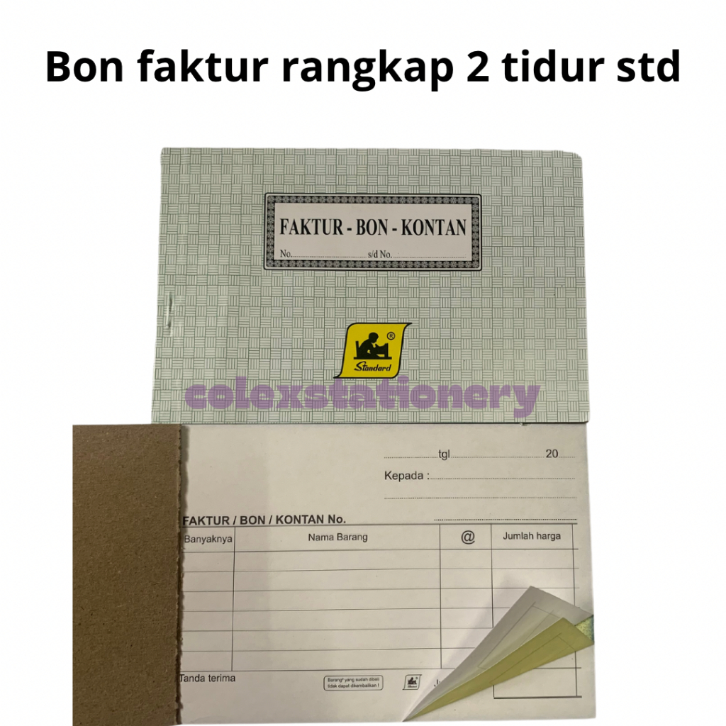 Jual Bon Bon Faktur Ncr Rangkap Ply Tidur Buku Nota Kontan Ukuran