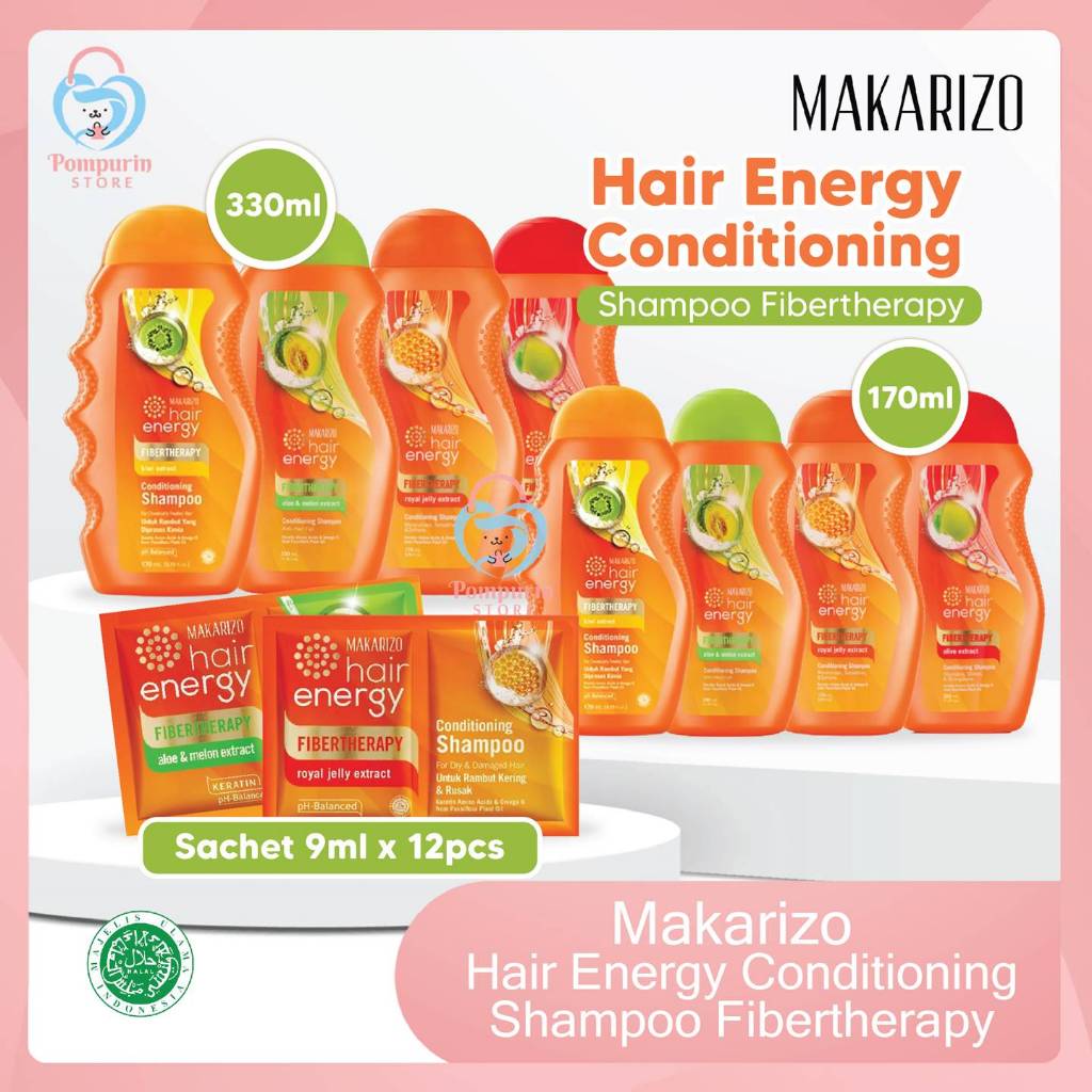 Jual Makarizo Hair Energy Conditioning Shampoo Fibertherapy Ml