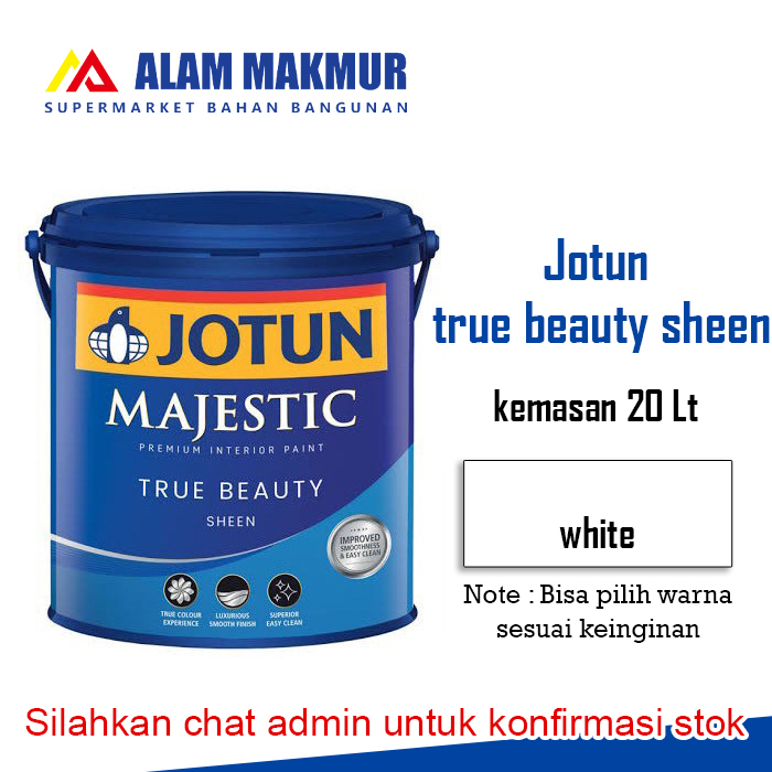 Jual Cat Tembok Interior JOTUN MAJESTIC TRUE BEAUTY SHEEN Galon 20