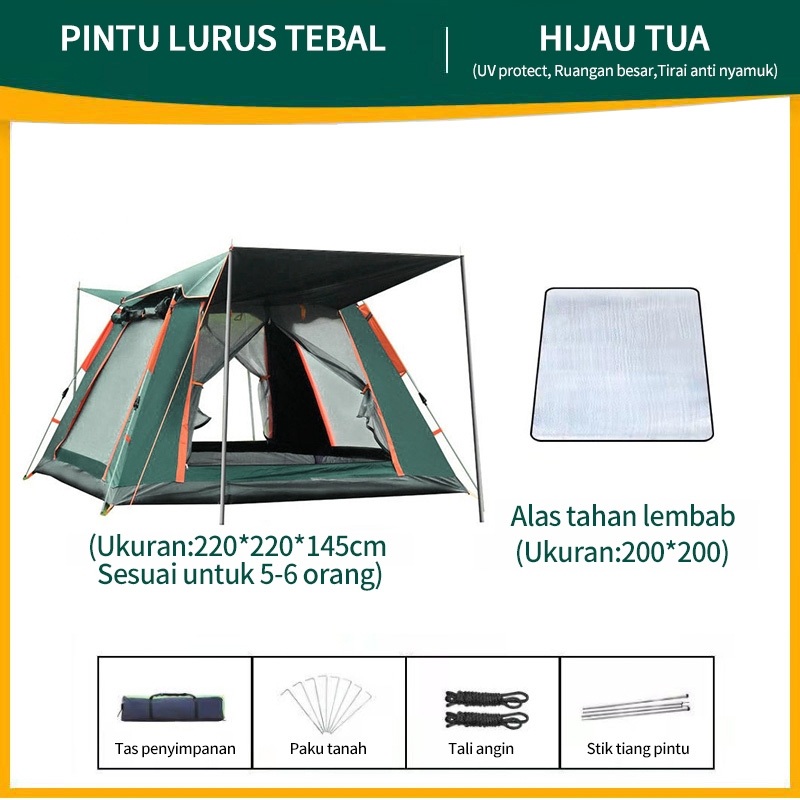 Jual Tenda Camping Orang Portable Waterproof Camping Tent Ruang