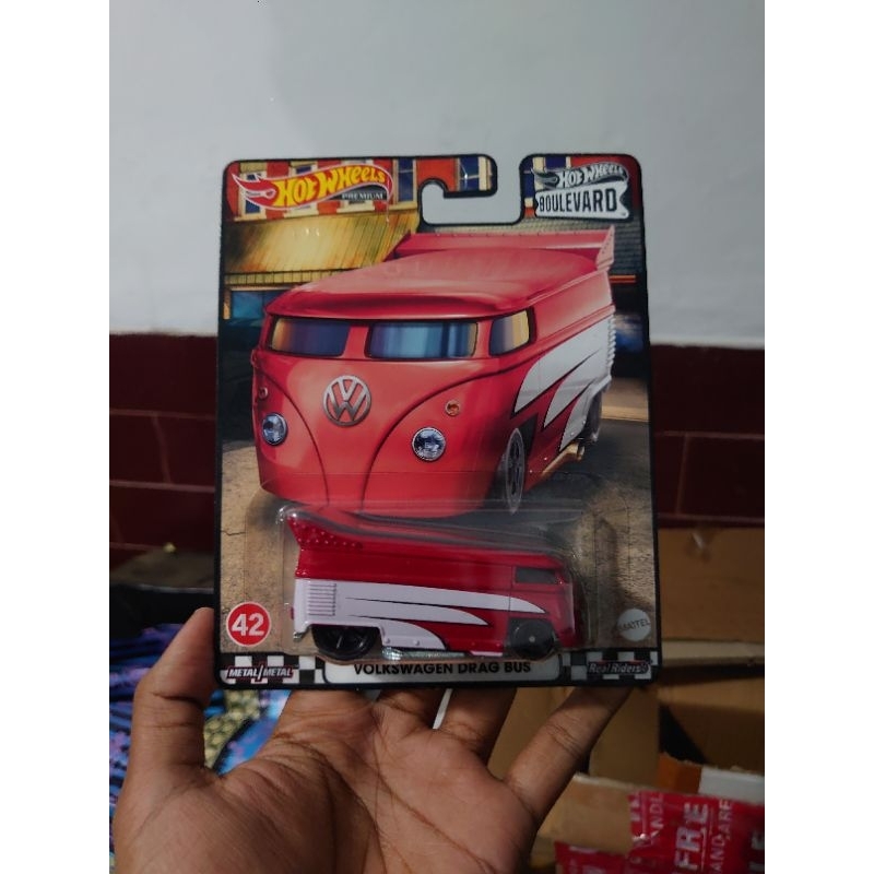 Jual Hot Wheels Volkswagen Drag Bus Boulevard Series Shopee Indonesia