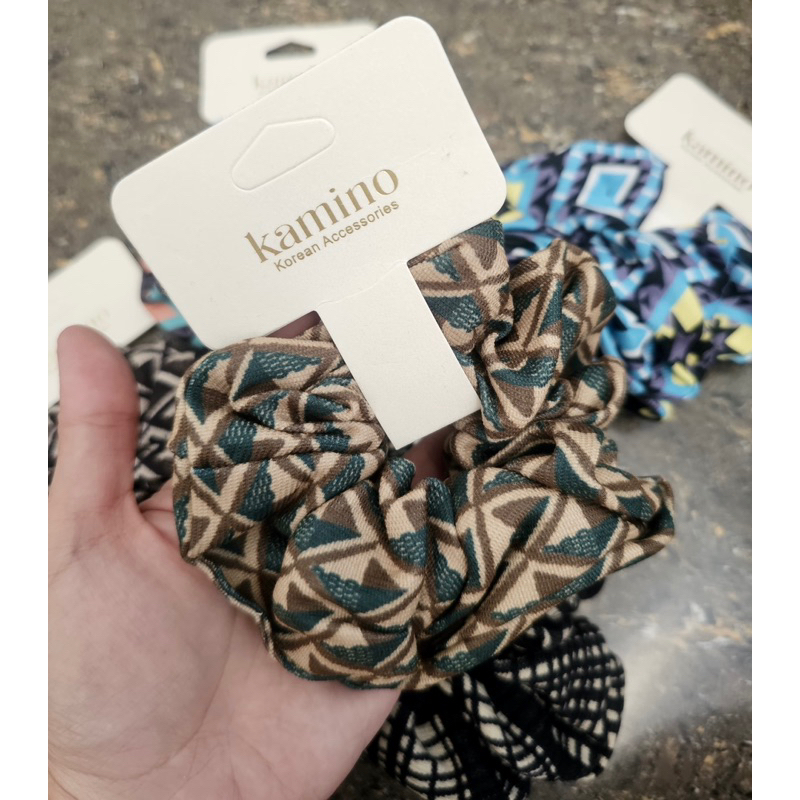 Jual Kuncir Rambut Scrunchie KAMINO Cepol Hijab Scrunchie Hijab