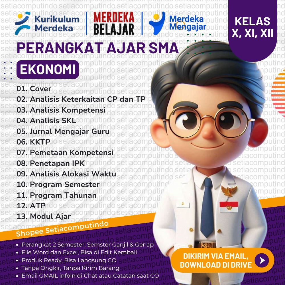 Jual Perangkat Ajar Ekonomi Sma Kelas X Xi Xii Ikm Kumer