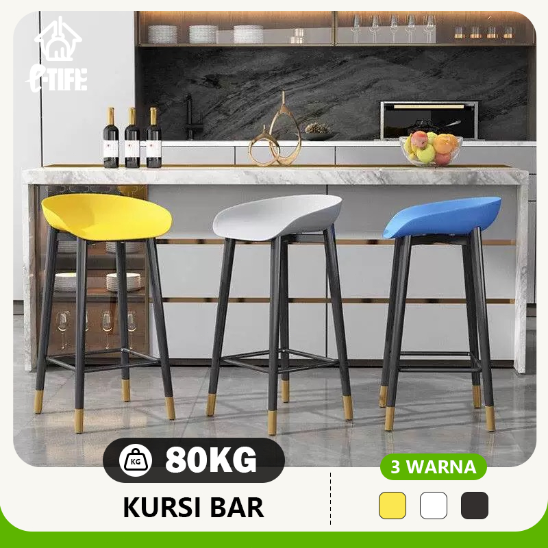 Jual Etife Kursi Barstool Hidrolik Bulat Kursi Bar Bangku Salon