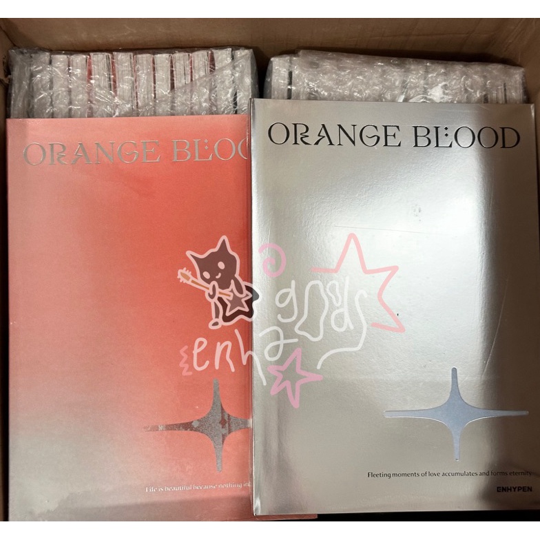 Jual KODE T1X Ready Stock Album ENHYPEN Orange Blood Photobook Reguler