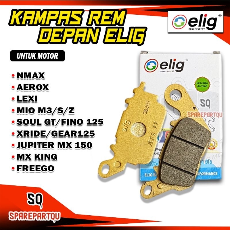 Jual Dispad Kampas Rem Depan Elig Mio M S Z Freego Fino Soulgt Xride