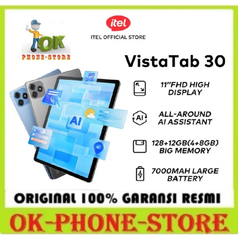 Jual Itel Vista Tab 30 4 128 GB 7000mAh Garansi Resmi Itel Shopee