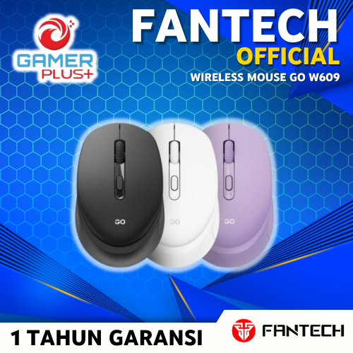 Jual FANTECH GO MOUSE WIRELESS HIGH DPI W609 Bluetooth Mouse GMP