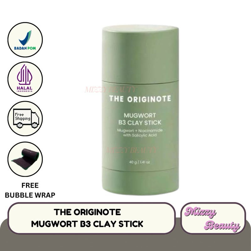 Jual The Originote Mugwort B3 Clay Stick Mask Masker Wajah Mugwort