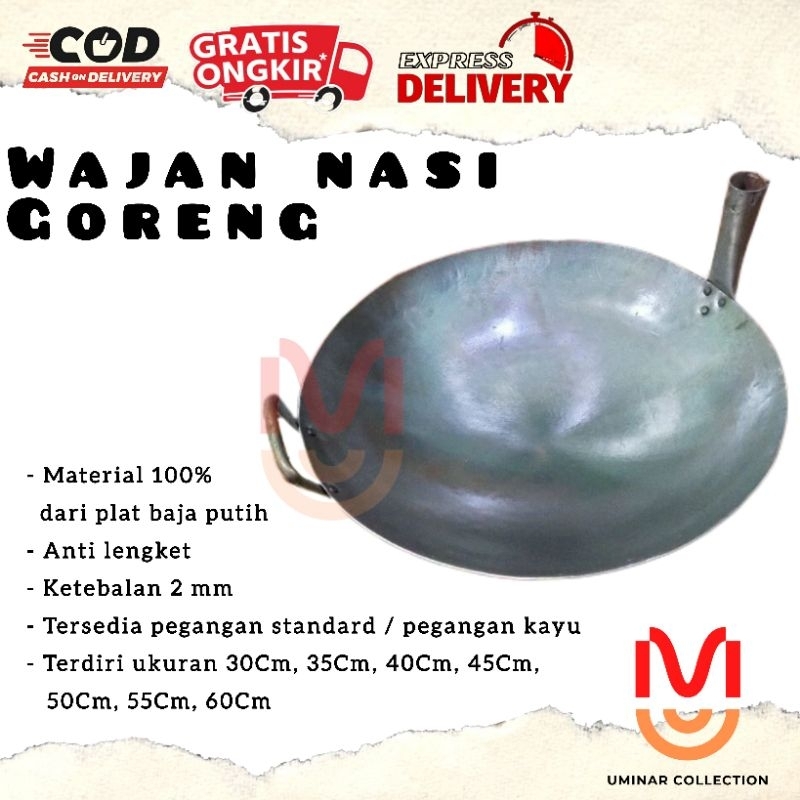 Jual Wajan Nasgor Wajan Nasi Goreng Wajan Resto Food Kuali Gagang