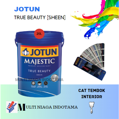 Jual JOTUN MAJESTIC TRUE BEAUTY SHEEN 20L KHUSUS BRILLIANT WHITE