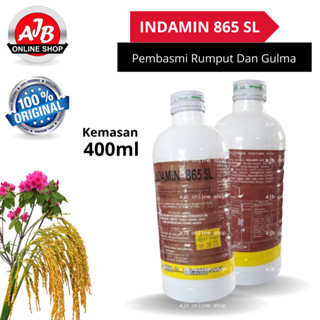 Jual INDAMIN 865sl 400ml Herbisida Dimetil Amina Pembasmi Rumput Dan