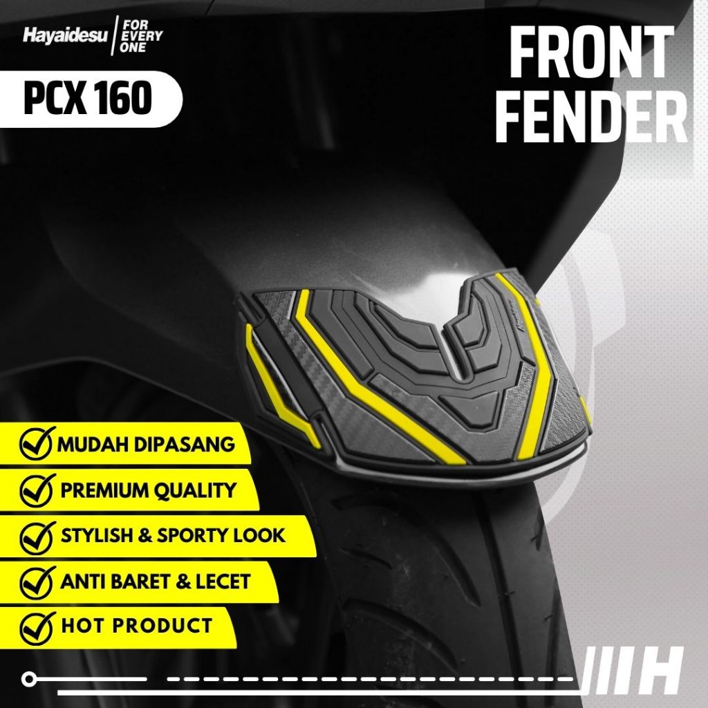 Jual Hayaidesu Pcx Body Protector Front Fender Cover Shopee Indonesia