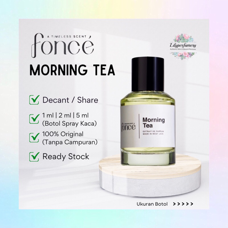 Jual Parfum Decant Share Fonce Morning Tea Extrait De Parfum Ml