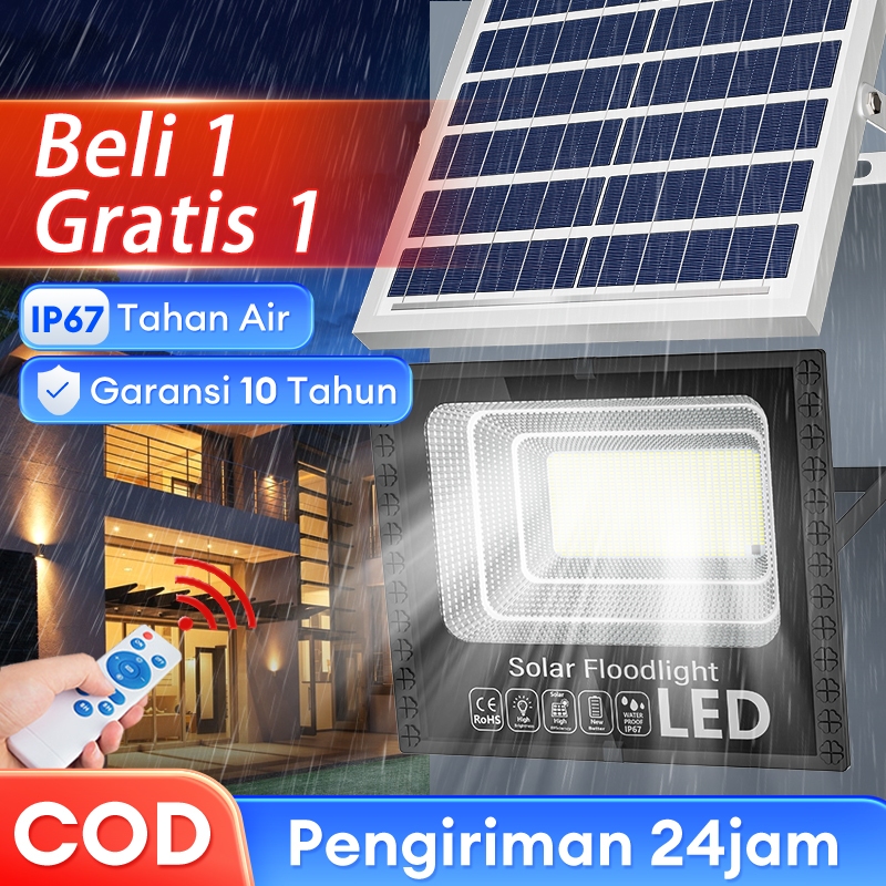 Jual Lampu Tenaga Surya Lampu Sorot Solar Cell Panel 1000W Outdoor